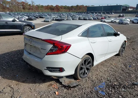 2019 Honda Civic Sport из США, поврежденный, VIN 2HGFC2F87KH533487